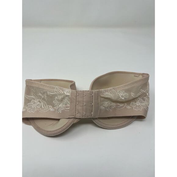 Wacoal Sz 32D Women's Beige Intrigue Contour Demi Convertible Bra - Picture 3 of 3